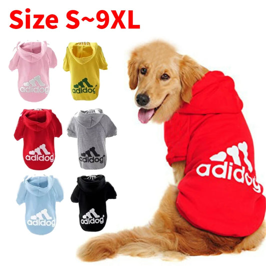 Adidog Dog Hoodie for Large Dogs