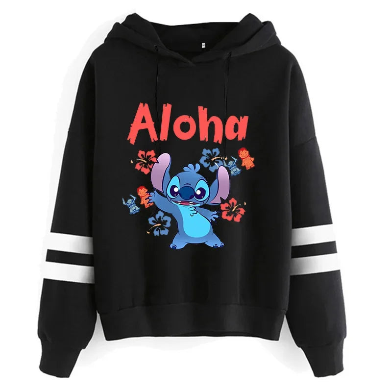 Y2K Stitch Christmas Hoodie for Women