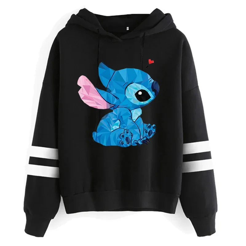 Y2K Stitch Christmas Hoodie for Women