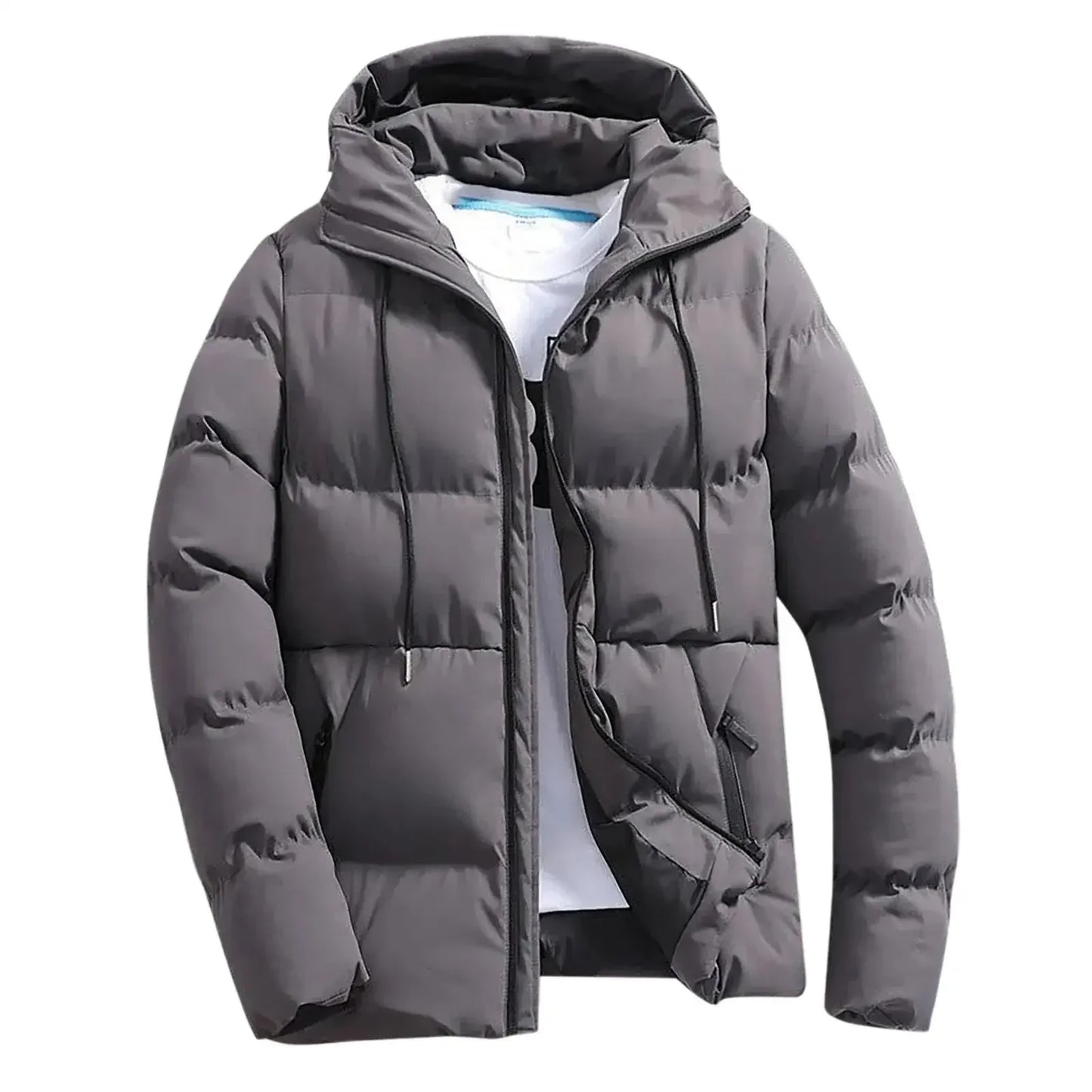 Men's Thick Hooded Puffer Jacket – 2024 Winter Fashion