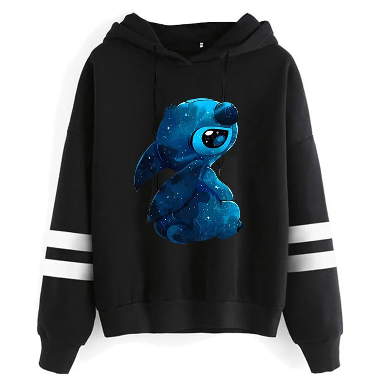 Y2K Stitch Christmas Hoodie for Women