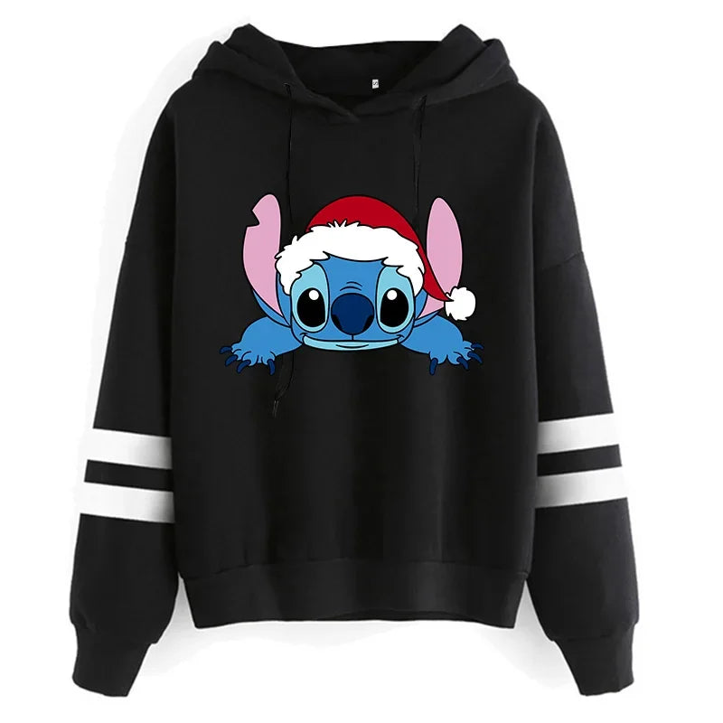 Y2K Stitch Christmas Hoodie for Women