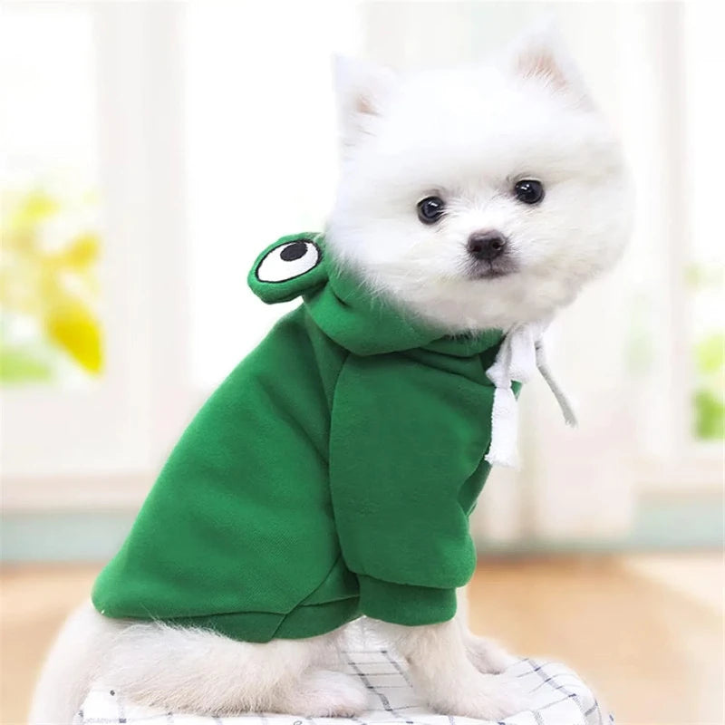 Bulldog & Small Dog Hoodie Winter Coat