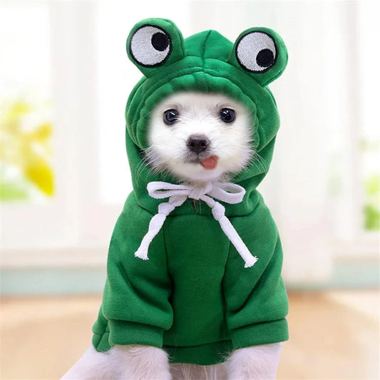 Bulldog & Small Dog Hoodie Winter Coat